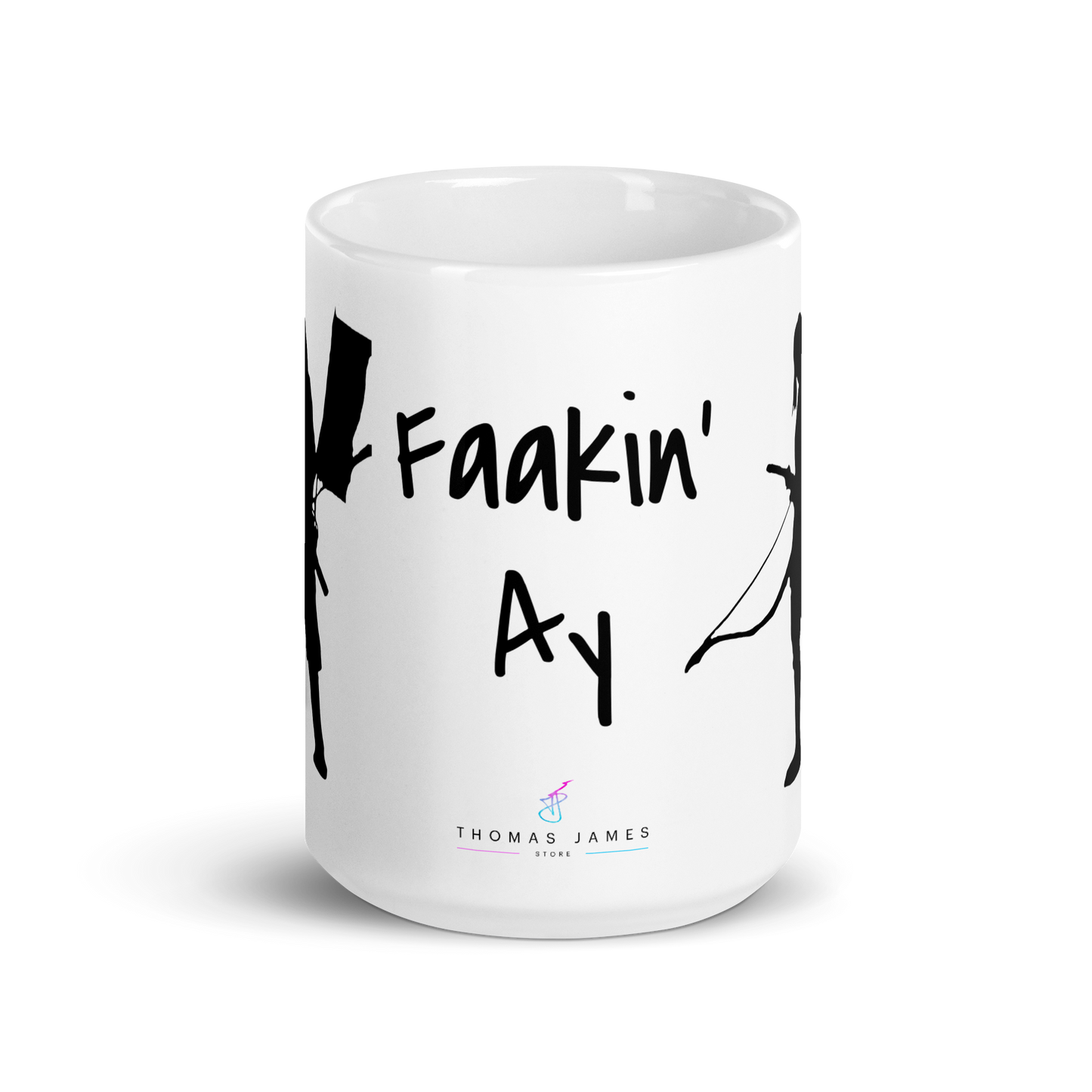 Faakin' Ay Glossy Mug