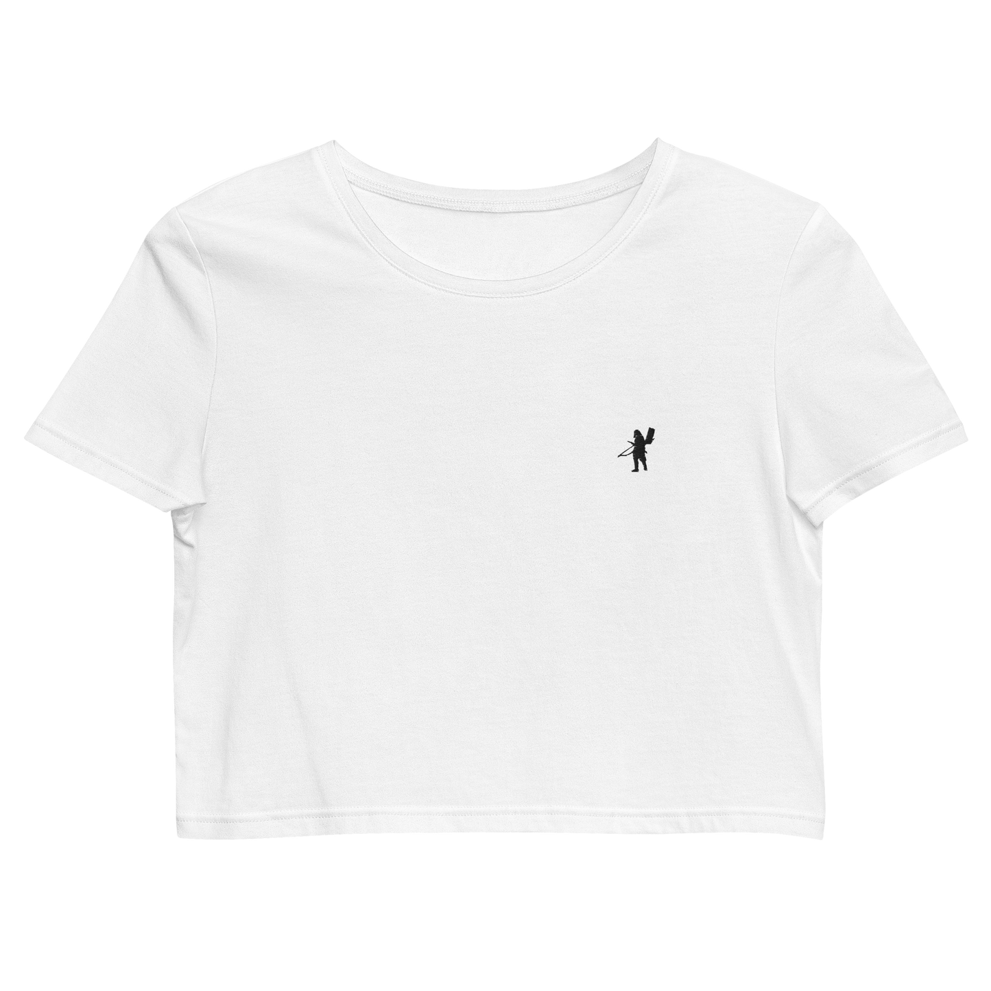 Hunter Archer Embroidered Organic Crop Top